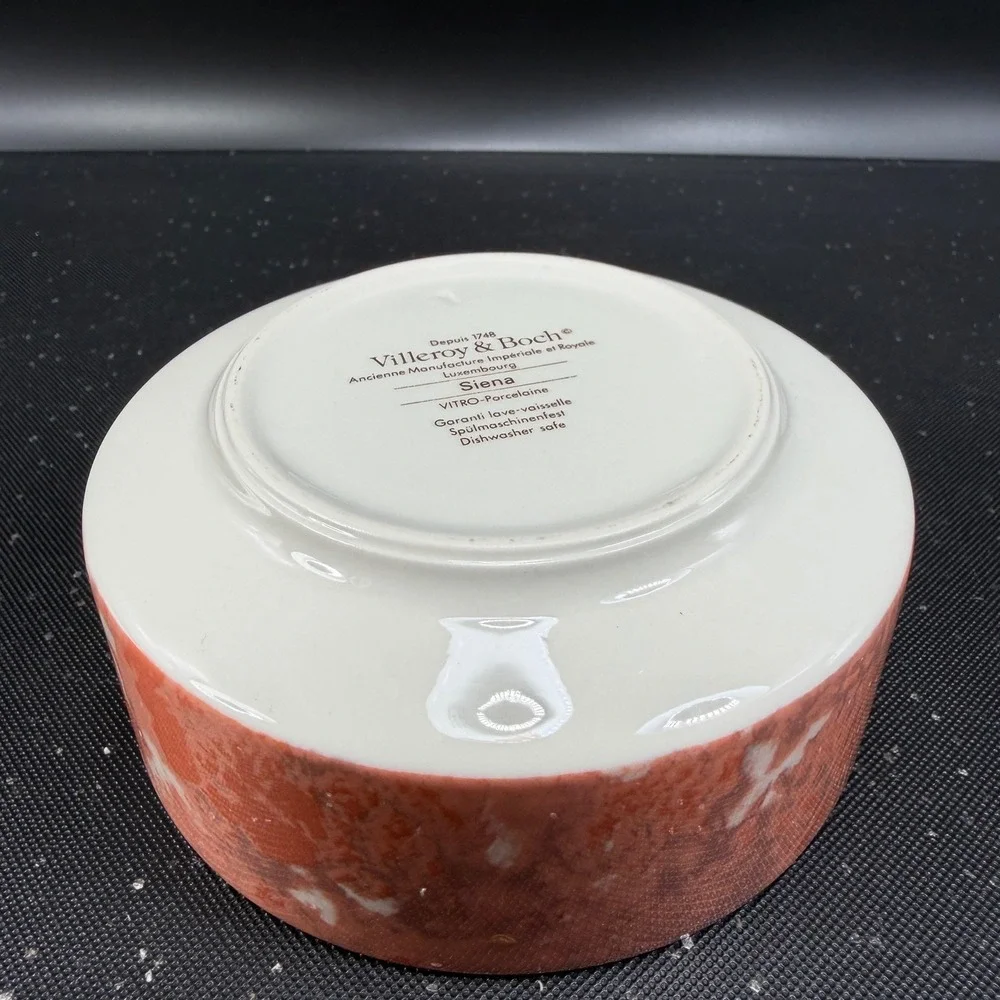 Villeroy & Boch Siena Marble Pattern‎ Vitro Porcelaine Bowls Set of 2 Luxembourg
